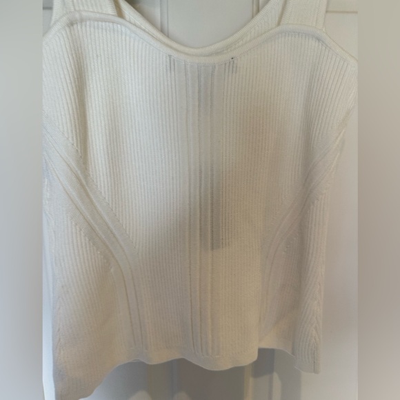 NWT White House Black Market Ribbed Knit Sweater Tank | Sz M - Picture 10 of 10